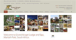 Desktop Screenshot of grandkrugerlodge.co.za